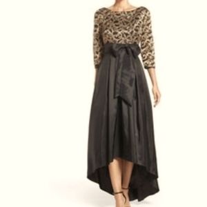 Eliza high and low cocktail dress